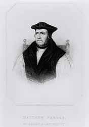 Matthew Parkerin (1504-75) muotokuva "Lodge